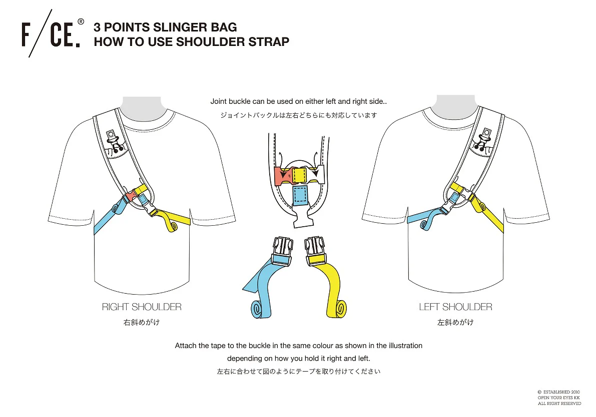 F/CE. TEXTURED TWILL 3 POINTS SLINGER BAG (BLACK) - Image 25