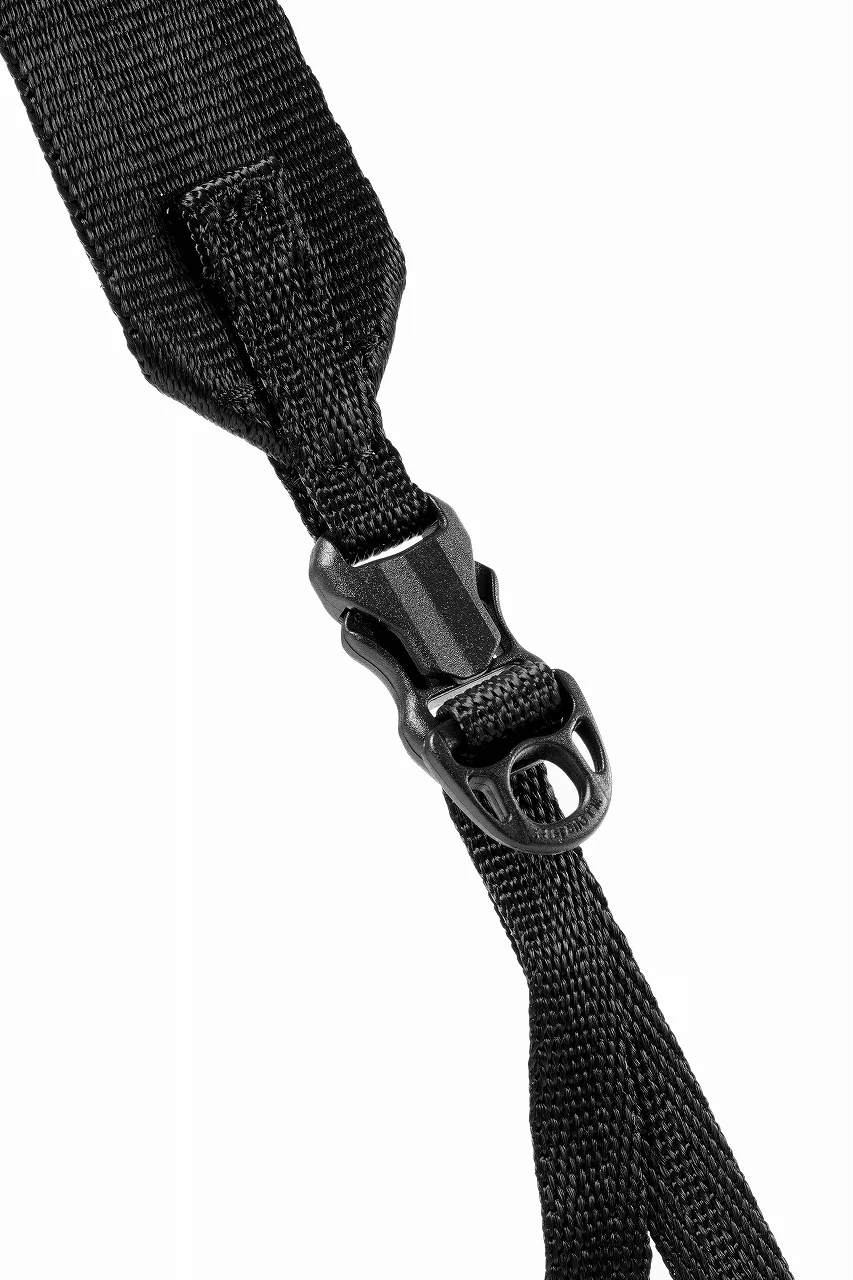 F/CE. TEXTURED TWILL HORN MINI SHOULDER BAG (BLACK) - Image 11