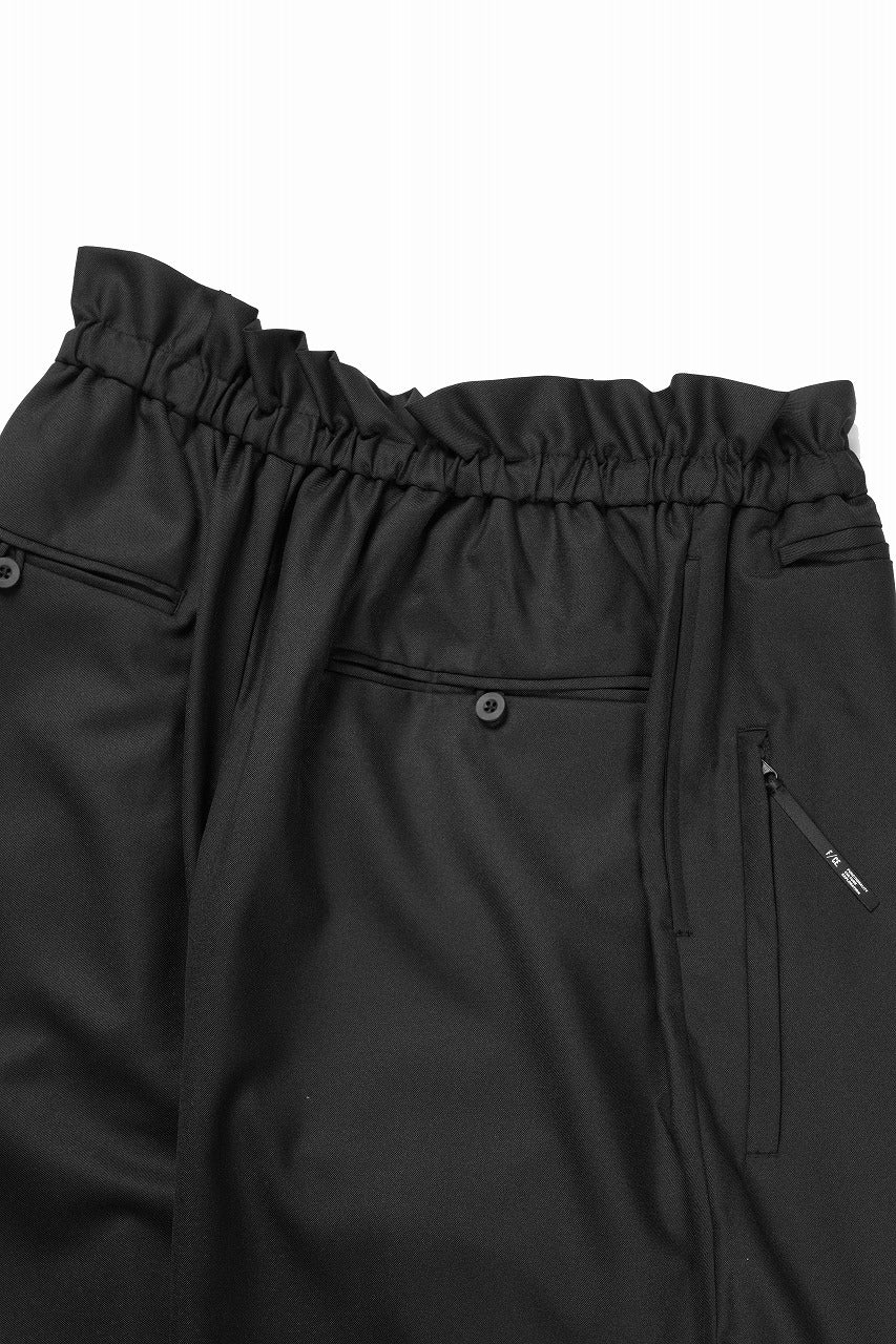 F/CE. TWIST WOOL WIDE TROUSERS (BLACK) - Image 12