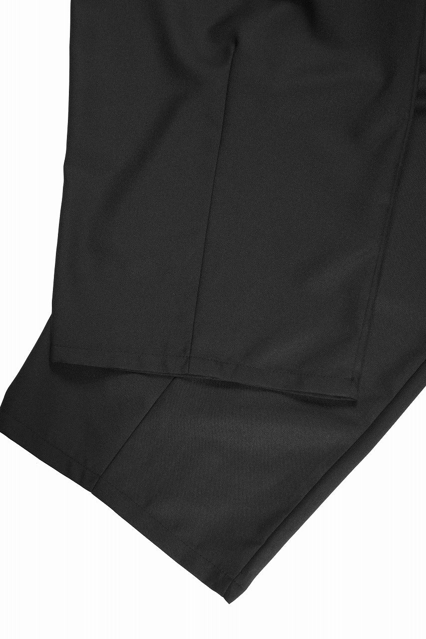 F/CE. TWIST WOOL WIDE TROUSERS (BLACK) - Image 13