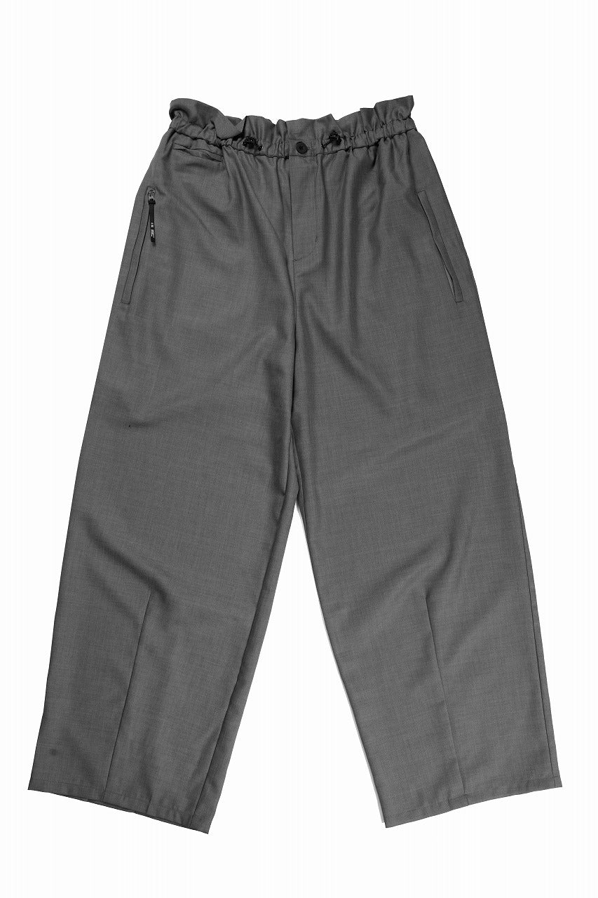 F/CE. TWIST WOOL WIDE TROUSERS (GRAY)