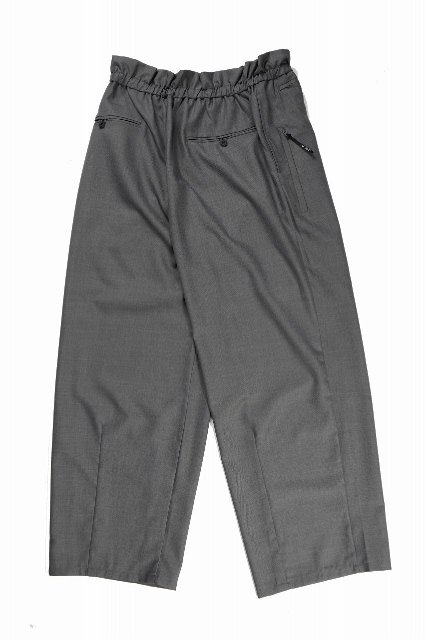 F/CE. TWIST WOOL WIDE TROUSERS (GRAY) - Image 3