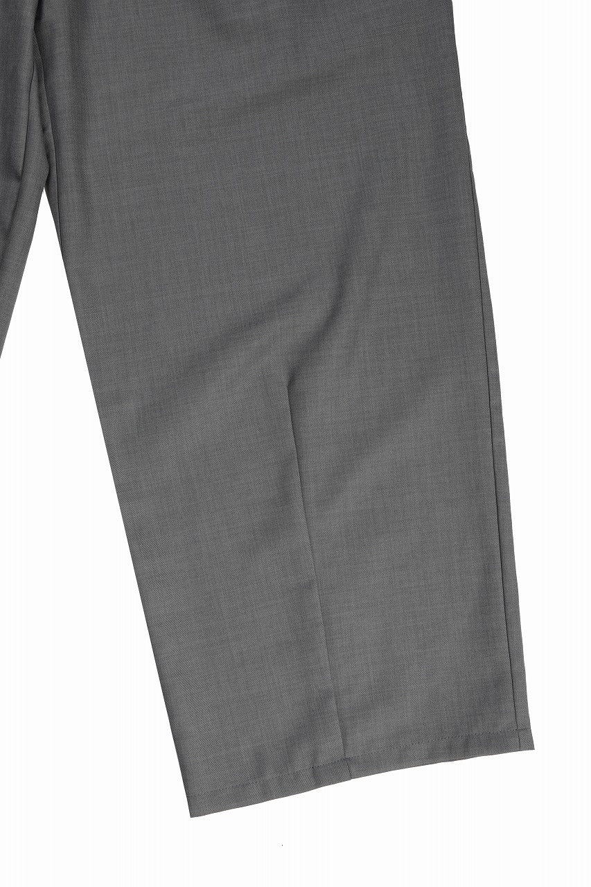 F/CE. TWIST WOOL WIDE TROUSERS (GRAY) - Image 6
