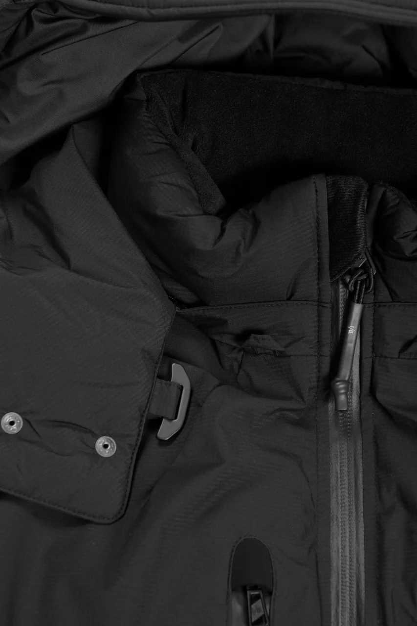 F/CE. x NANGA FT DETACHABLE HOODIE BOMBER JACKET (BLACK) - Image 12