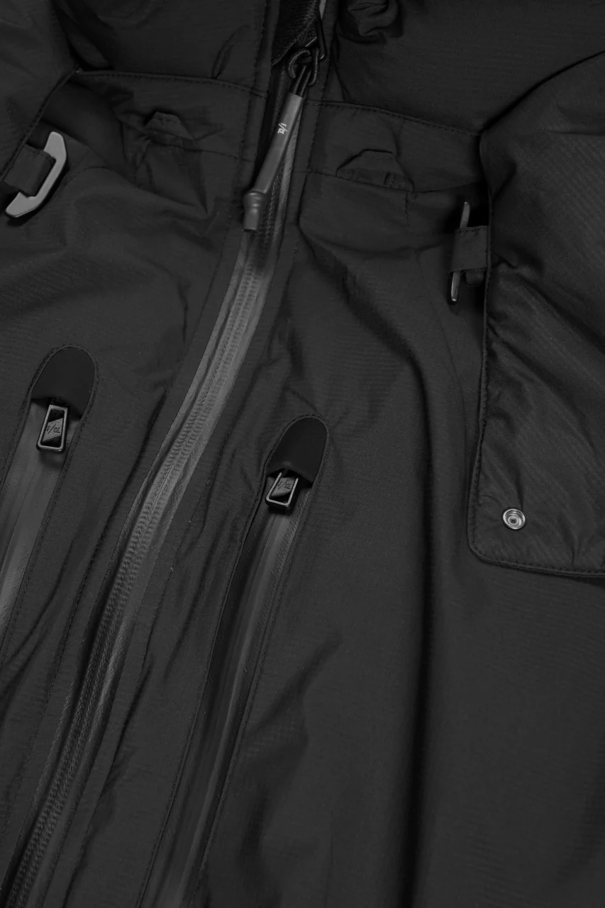 F/CE. x NANGA FT DETACHABLE HOODIE BOMBER JACKET (BLACK) - Image 13