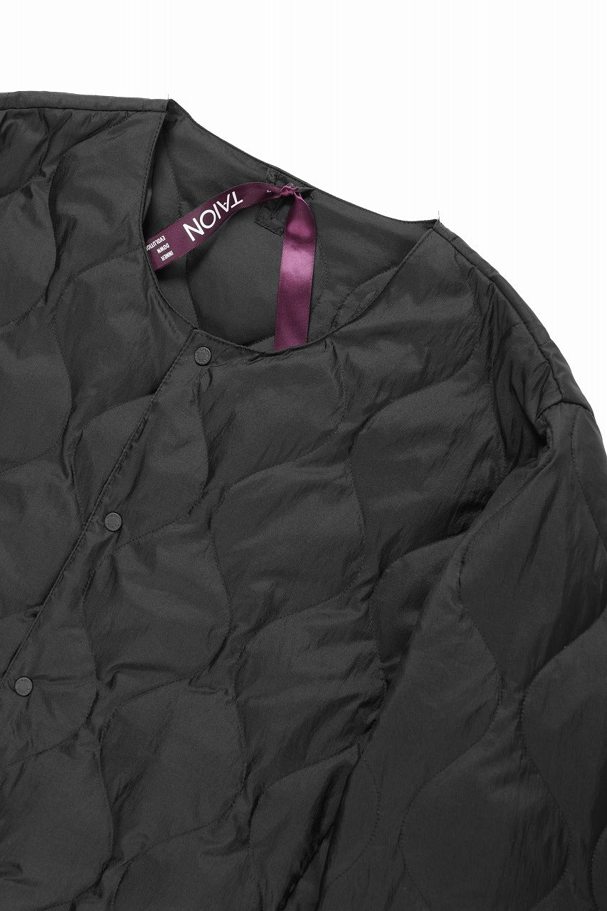 F/CE. x TAION® PACKABLE INNER DOWN JACKET (BLACK) - Image 9