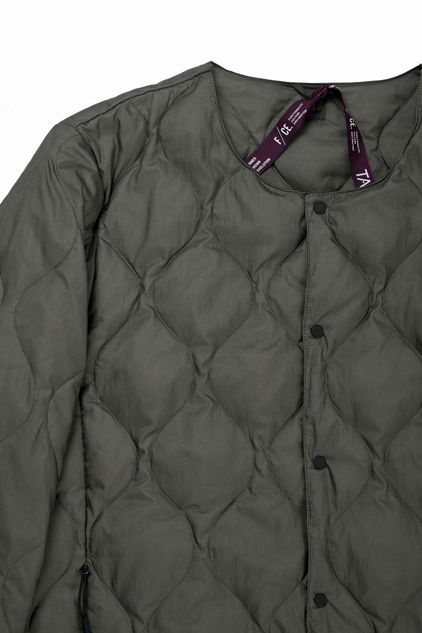 F/CE. x TAION® PACKABLE INNER DOWN JACKET (OLIVE GRAY) - Image 5