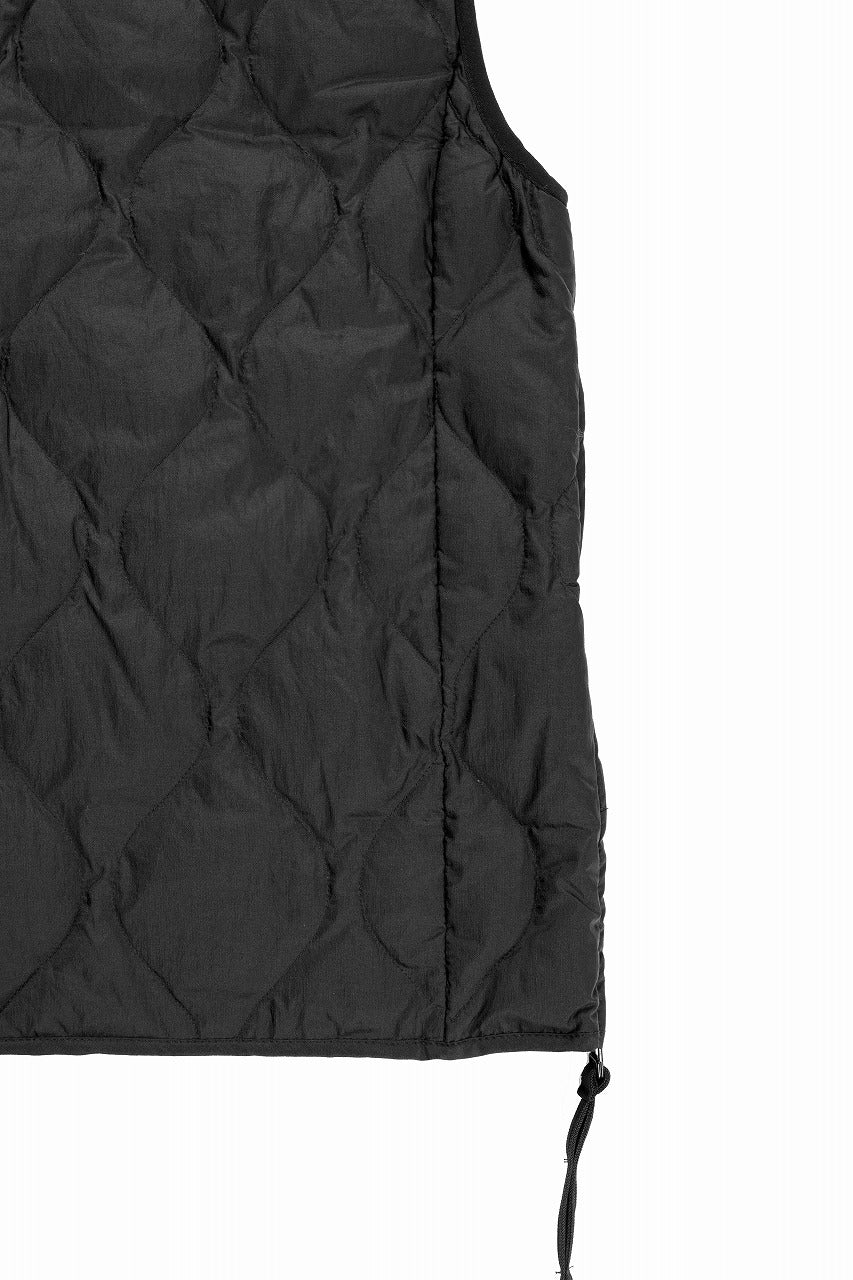 F/CE. x TAION® PACKABLE INNER DOWN VEST (BLACK) - Image 11