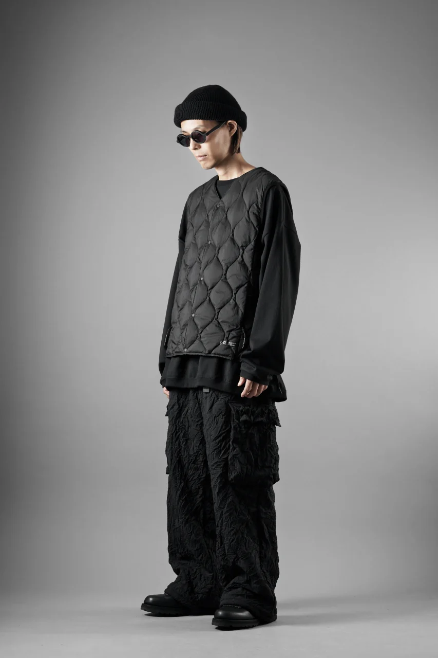 F/CE. x TAION® PACKABLE INNER DOWN VEST (BLACK) - Image 19
