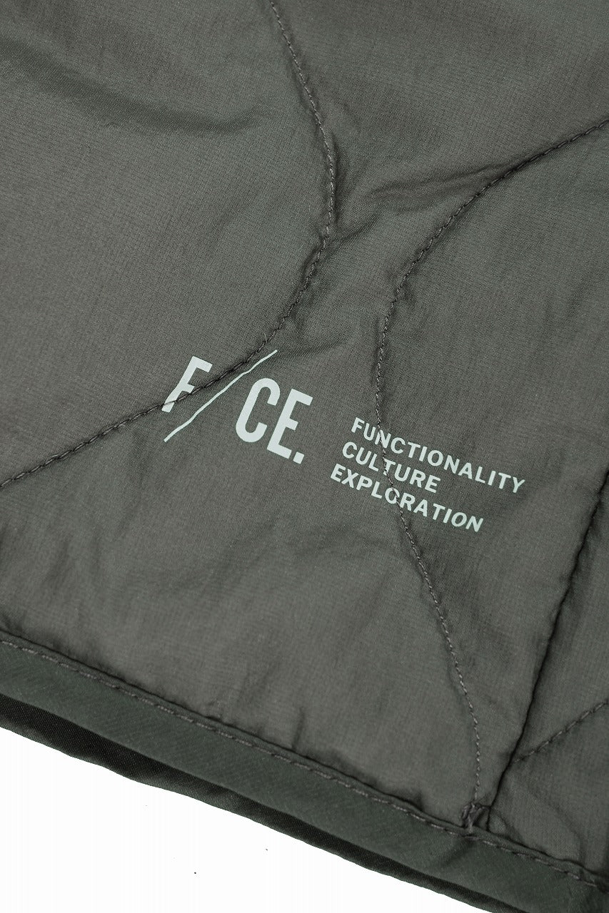 F/CE. x TAION® PACKABLE INNER DOWN VEST (OLIVE GRAY) - Image 7
