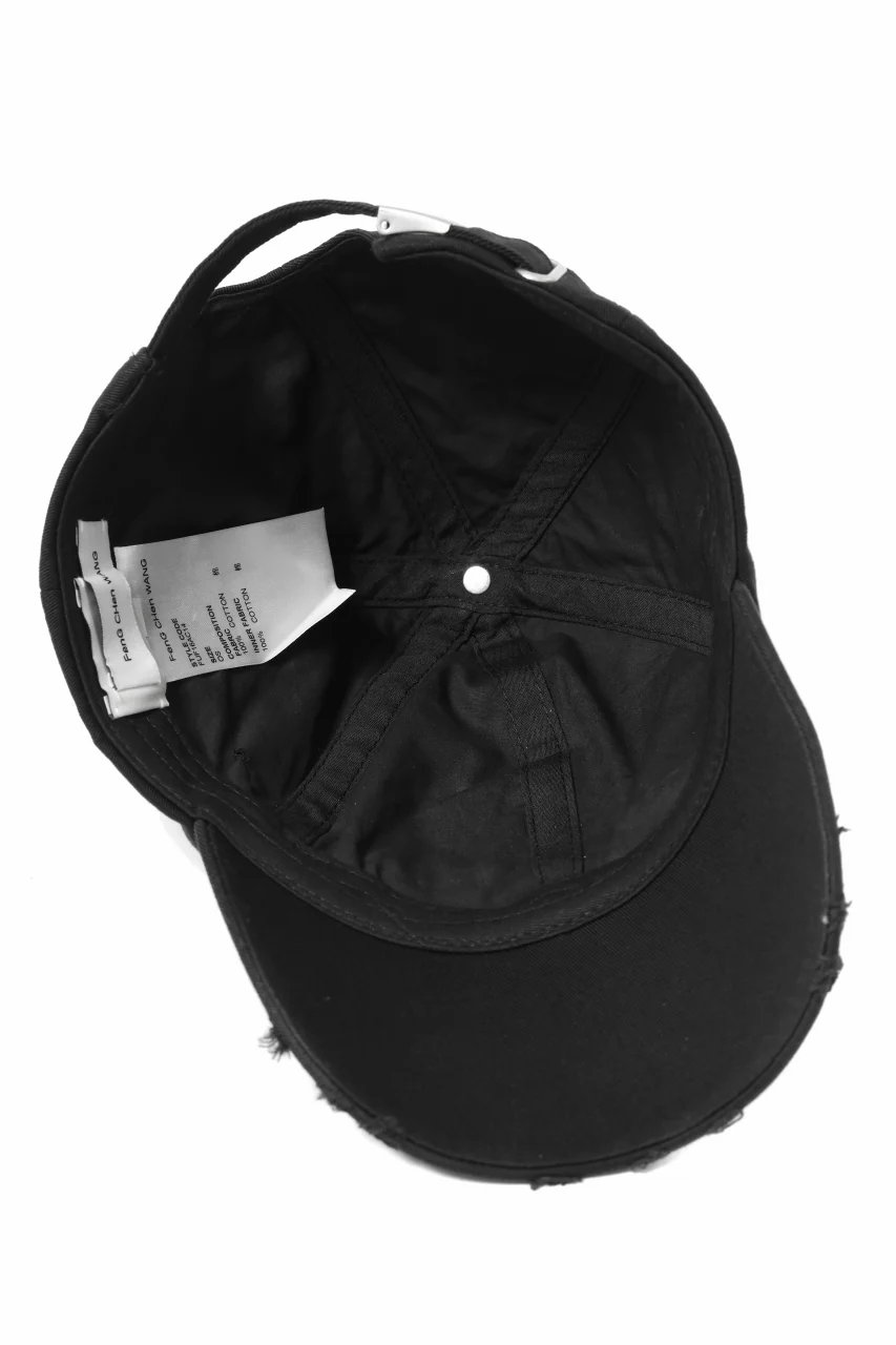 Feng Chen Wang BLACK AND GREY PHOENIX EMBROIDERED CANVAS CAP (BLACK) - Image 10
