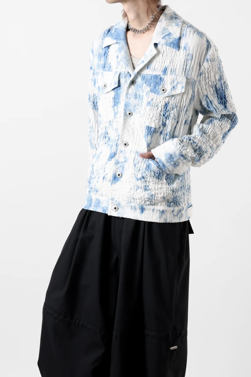 Feng Chen Wang BLUE AND WHITE JACKET (BLUE/WHITE) - Image 12