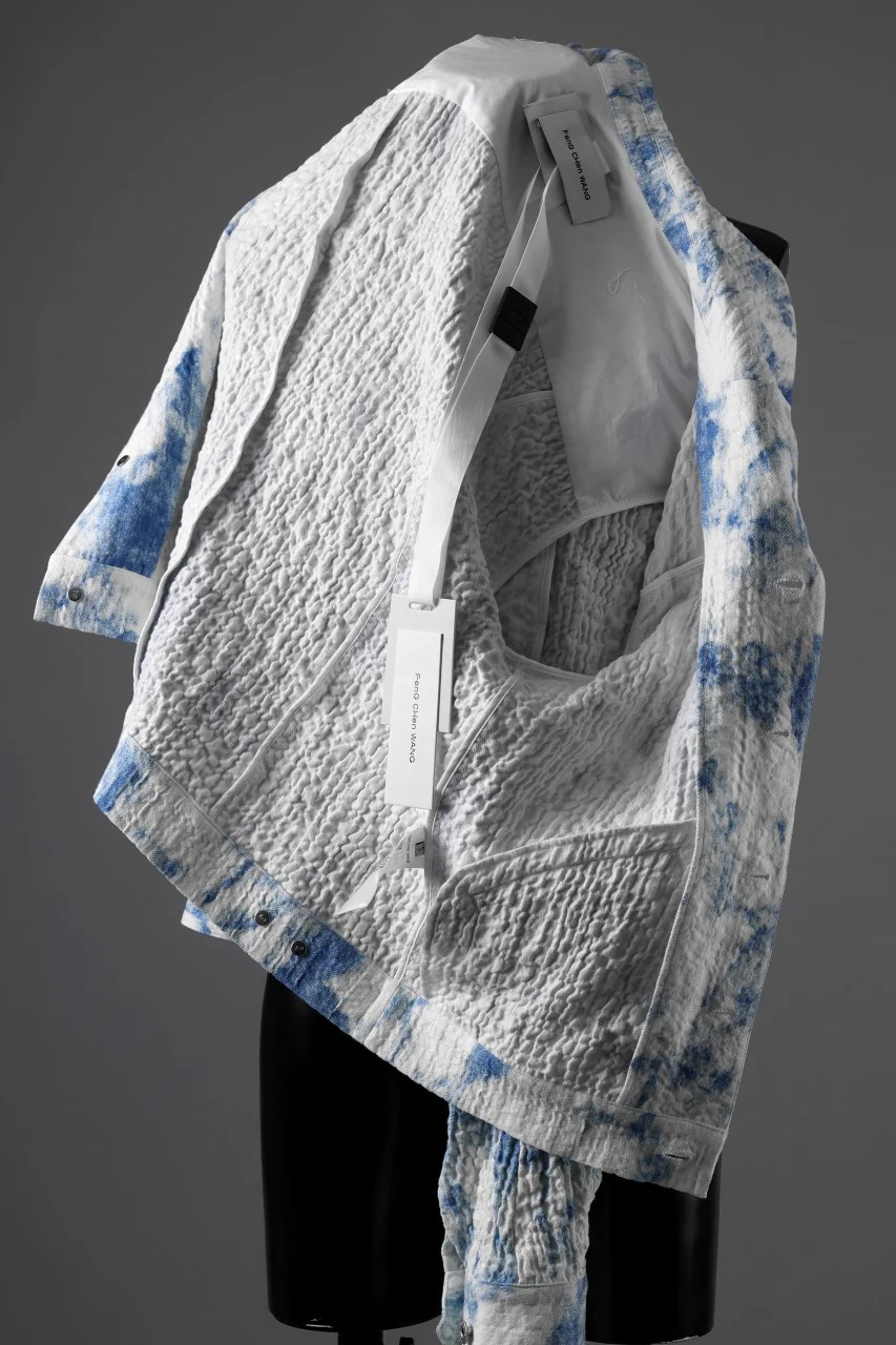 Feng Chen Wang BLUE AND WHITE JACKET (BLUE/WHITE) - Image 25