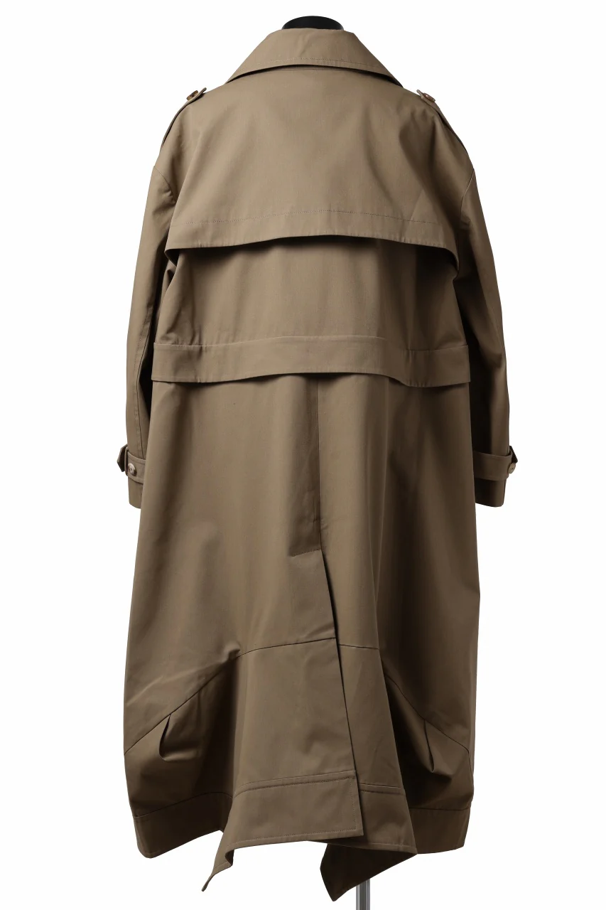 Feng Chen Wang DETACHABLE TRENCH COAT (KHAKI) - Image 10