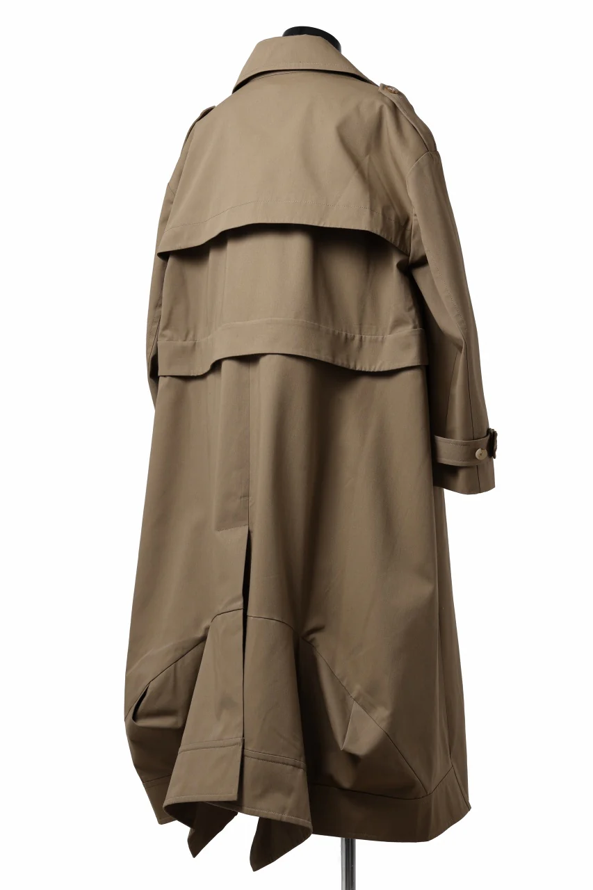 Feng Chen Wang DETACHABLE TRENCH COAT (KHAKI) - Image 11