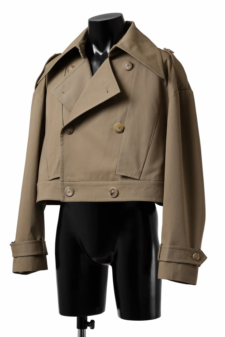 Feng Chen Wang DETACHABLE TRENCH COAT (KHAKI) - Image 15