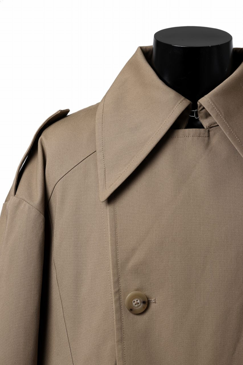 Feng Chen Wang DETACHABLE TRENCH COAT (KHAKI) - Image 19