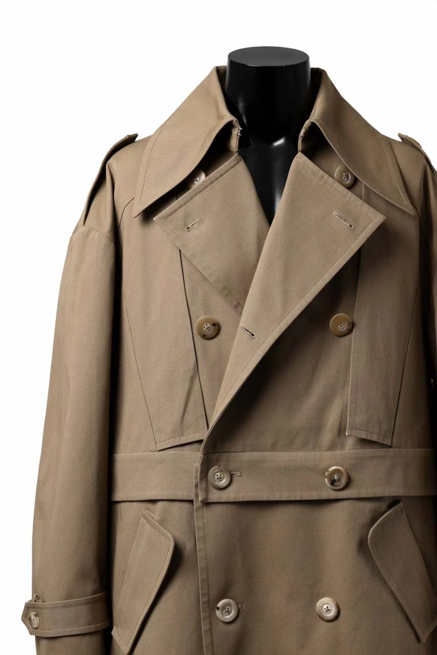 Feng Chen Wang DETACHABLE TRENCH COAT (KHAKI) - Image 22