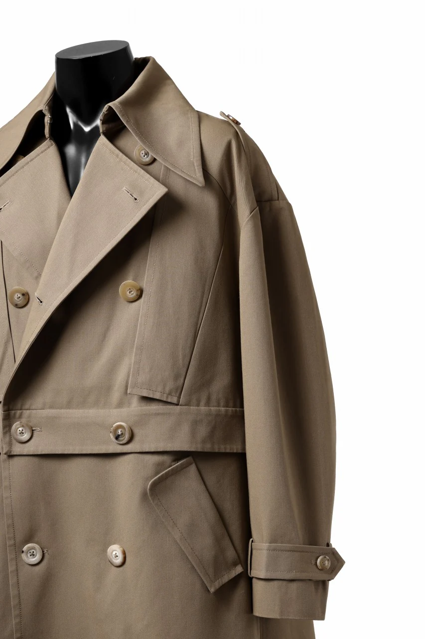 Feng Chen Wang DETACHABLE TRENCH COAT (KHAKI) - Image 23