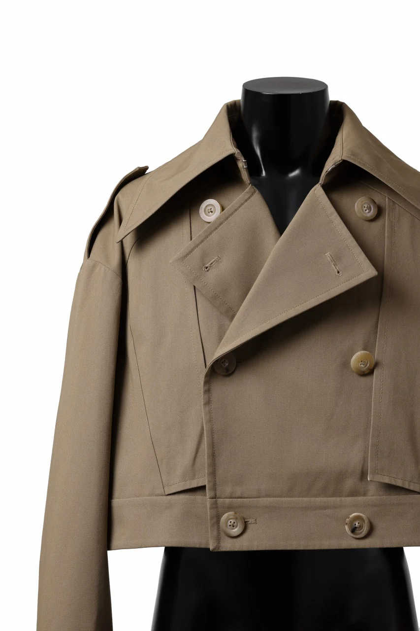 Feng Chen Wang DETACHABLE TRENCH COAT (KHAKI) - Image 28