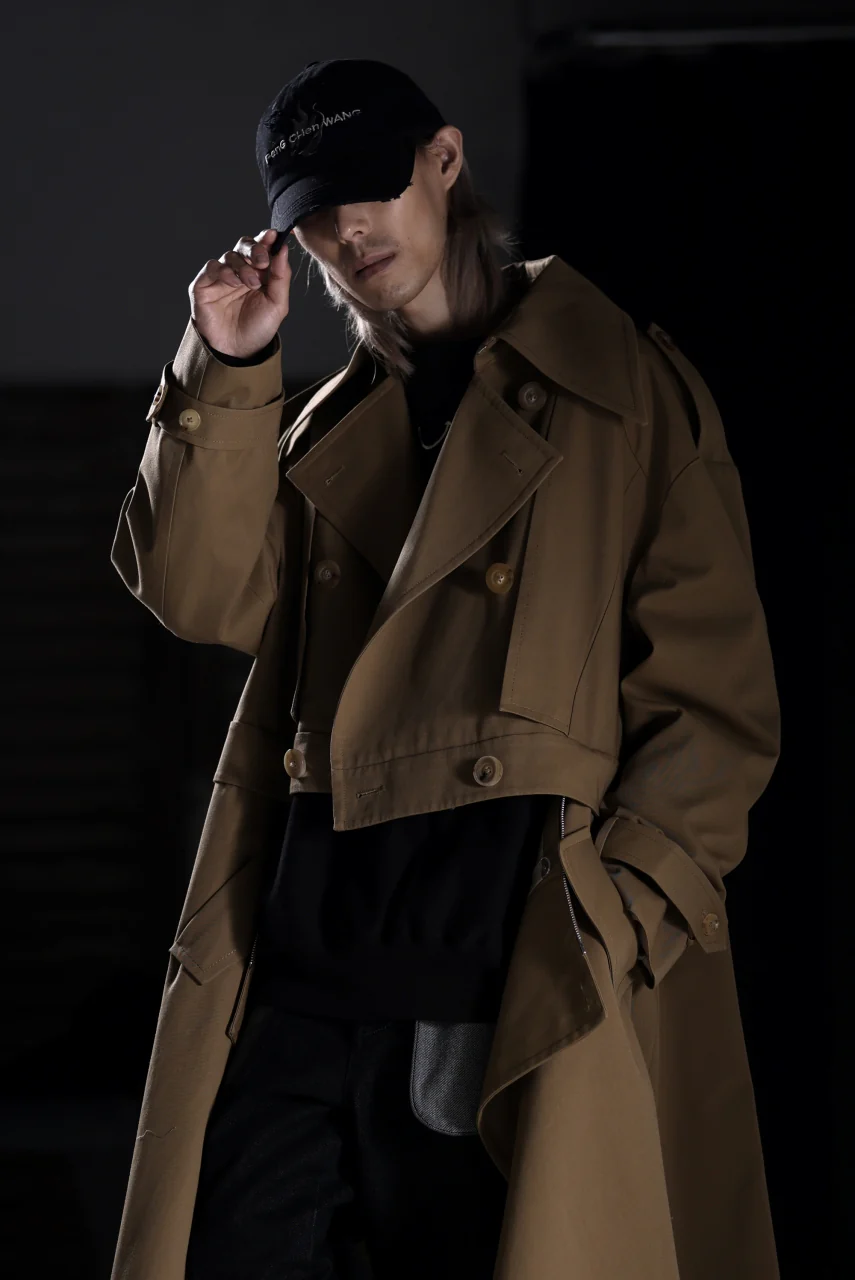 Feng Chen Wang DETACHABLE TRENCH COAT (KHAKI) - Image 29