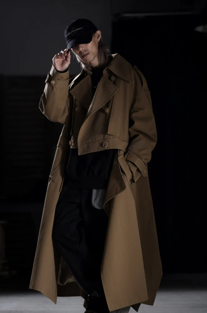 Feng Chen Wang DETACHABLE TRENCH COAT (KHAKI) - Image 3