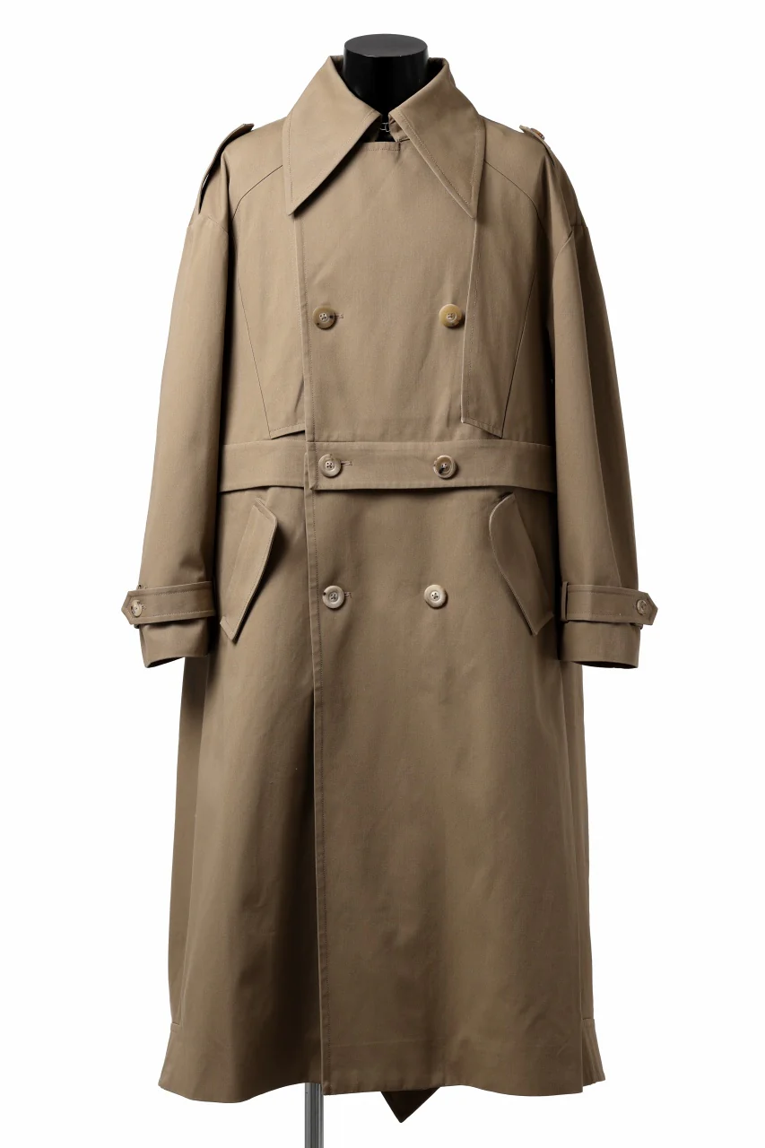 Feng Chen Wang DETACHABLE TRENCH COAT (KHAKI) - Image 6
