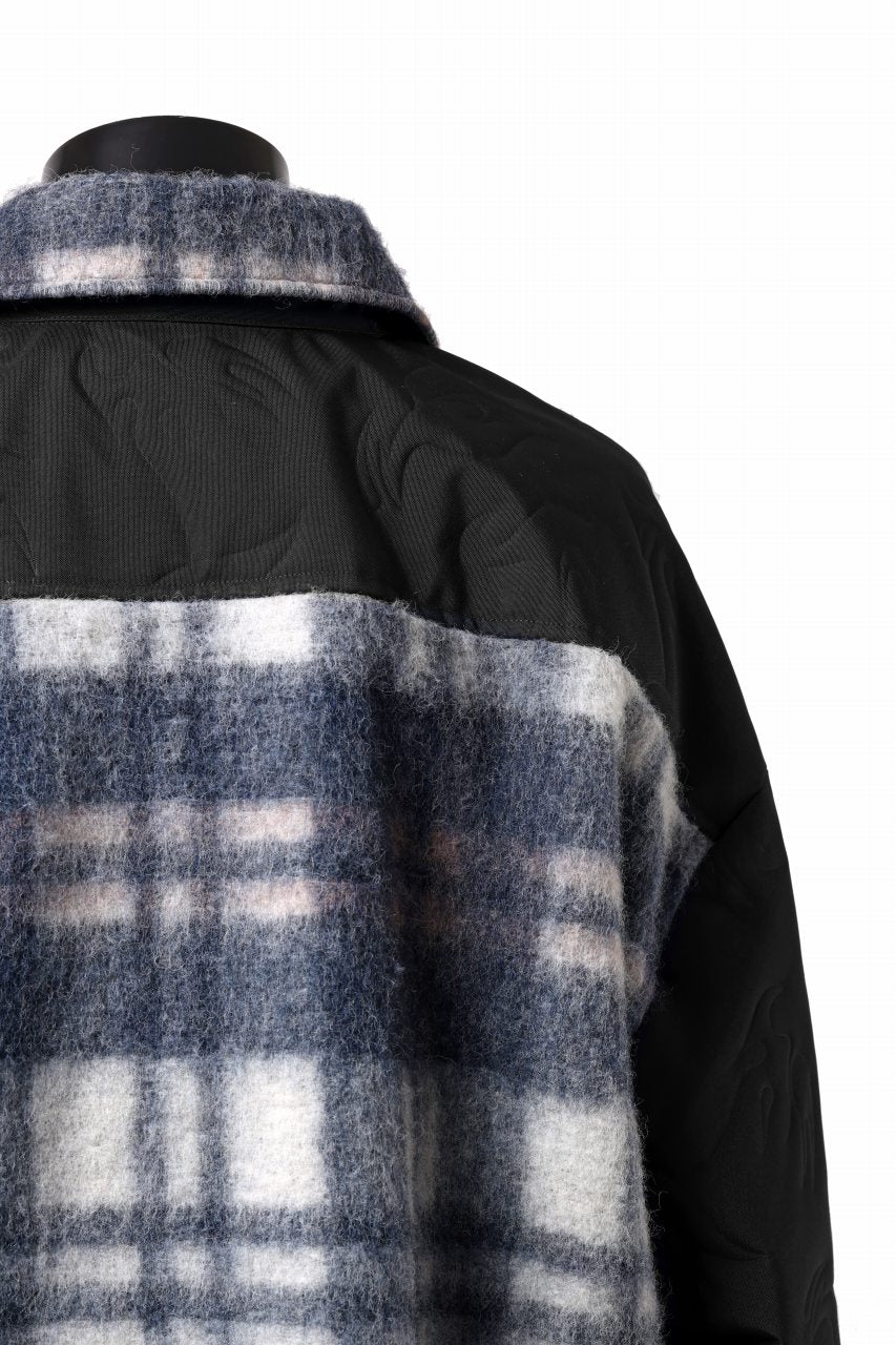 Feng Chen Wang FLANNEL SHIRT WITH QUILT PHOENIX (NAVY) - Image 15