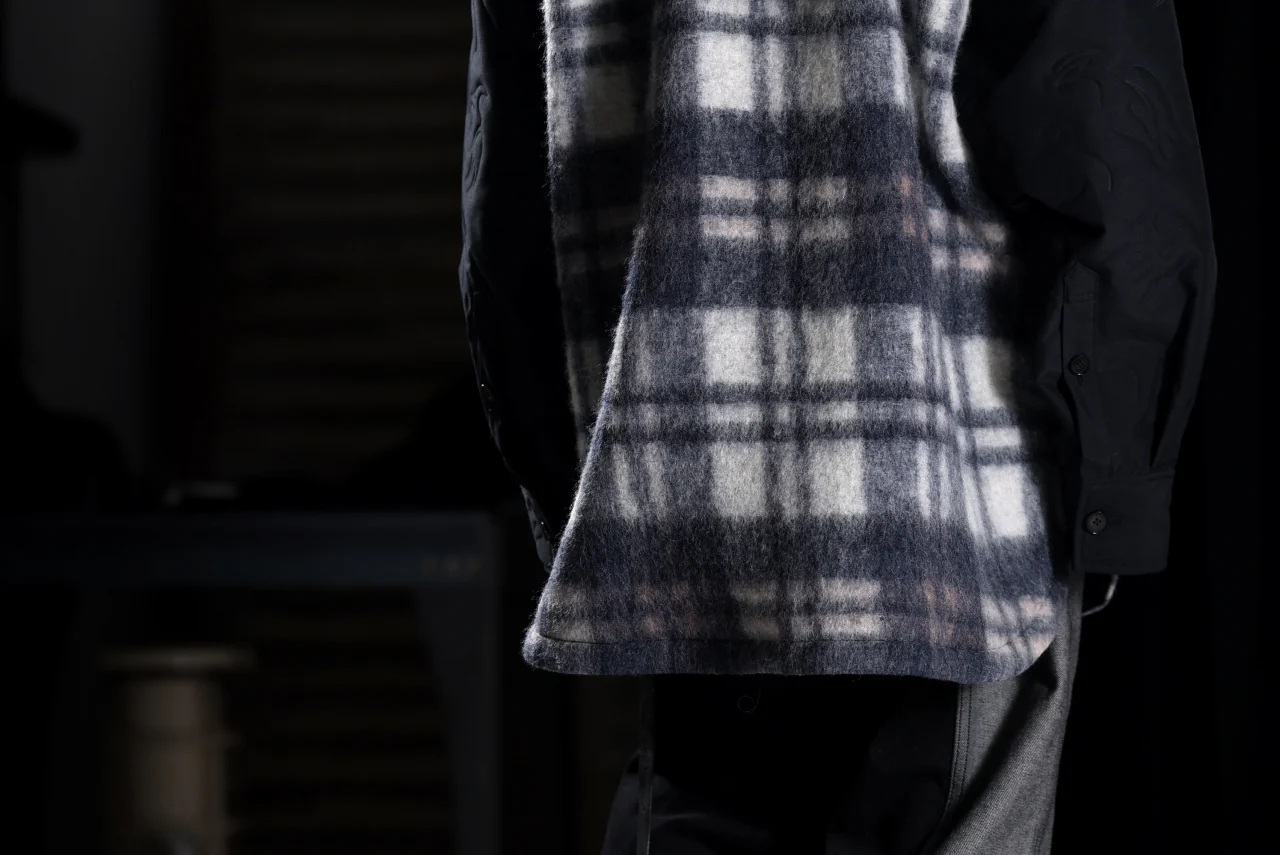 Feng Chen Wang FLANNEL SHIRT WITH QUILT PHOENIX (NAVY) - Image 22