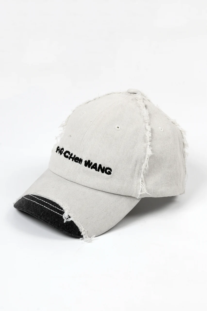 Feng Chen Wang GREY DENIM SANDING FINISHING CAP (GREY) - Image 2