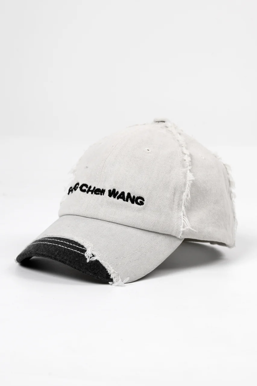 Feng Chen Wang GREY DENIM SANDING FINISHING CAP (GREY) - Image 3