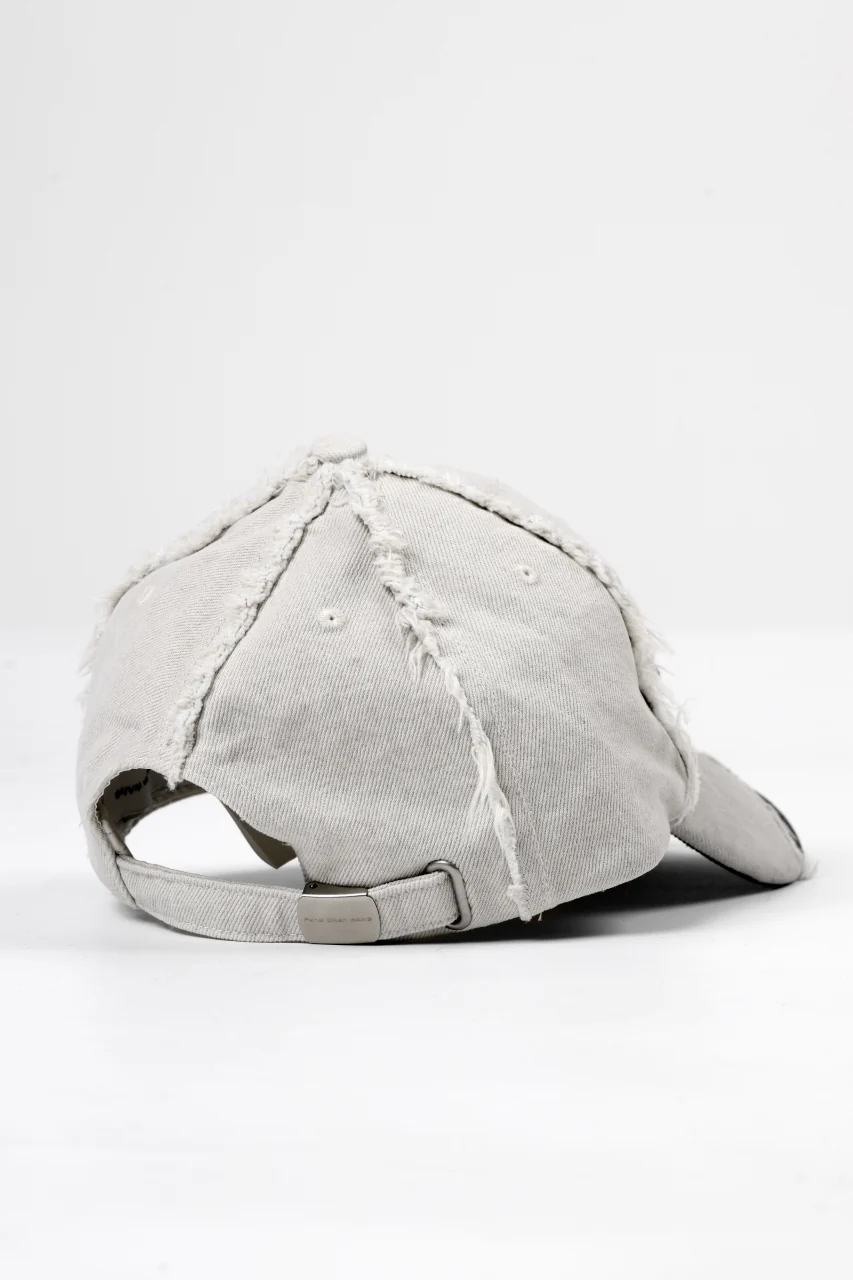 Feng Chen Wang GREY DENIM SANDING FINISHING CAP (GREY) - Image 5
