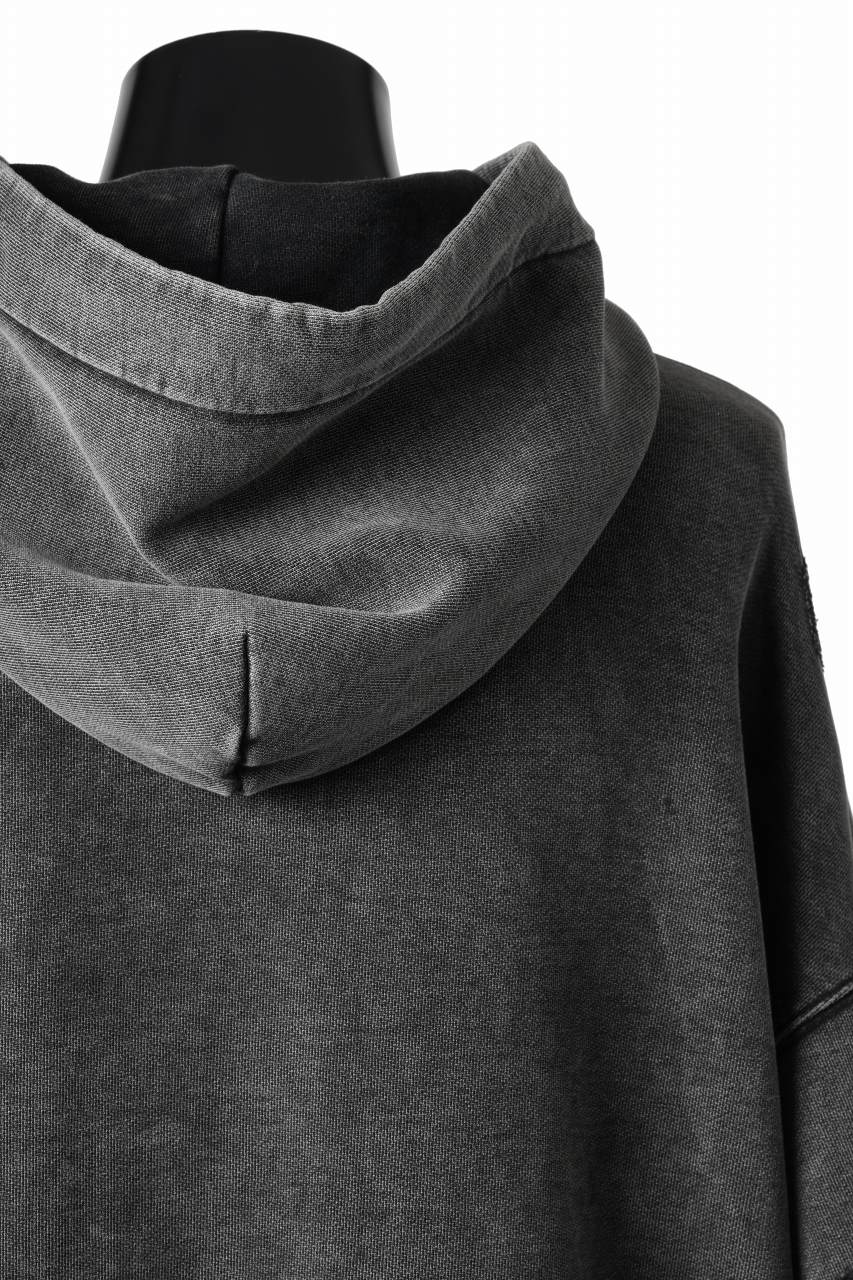 Feng Chen Wang GREY RIPPED JERSY HOODIE (GREY) - Image 28