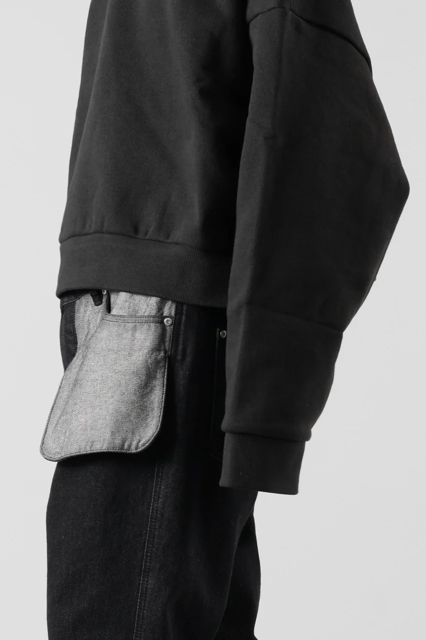 Feng Chen Wang INSIDE-OUT JEANS TROUSERS (BLACK) - Image 11