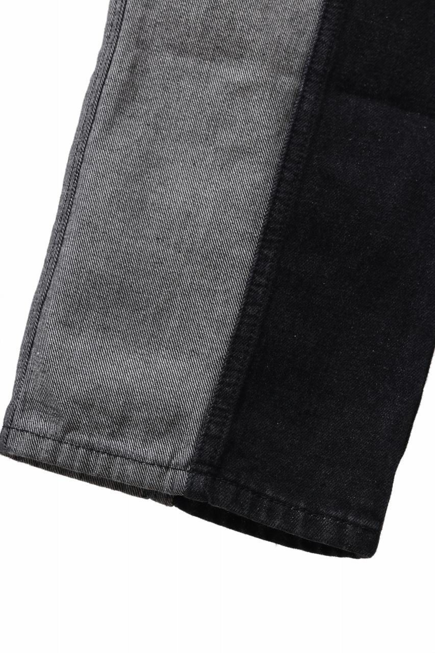 Feng Chen Wang INSIDE-OUT JEANS TROUSERS (BLACK) - Image 19
