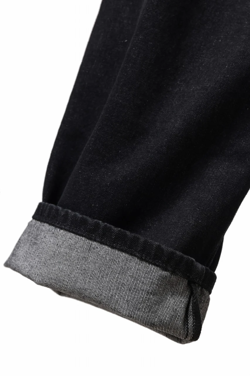 Feng Chen Wang INSIDE-OUT JEANS TROUSERS (BLACK) - Image 23