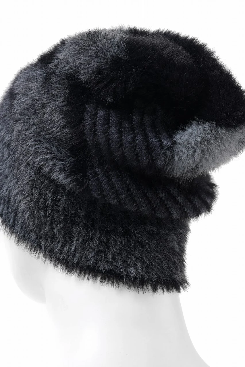 Feng Chen Wang LANDSCAPE PAINTING JACQUARD BEANIE (BLACK/GREY) - Image 13