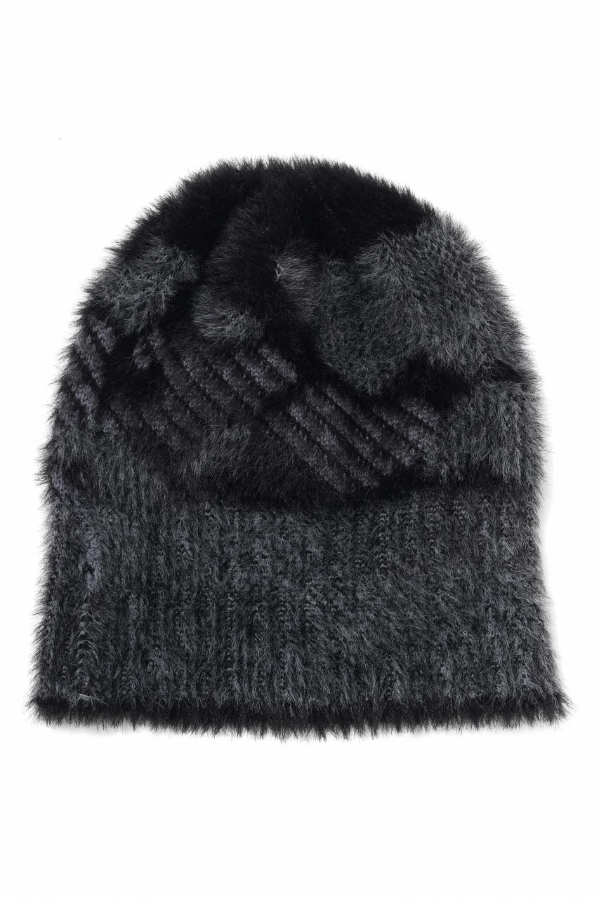 Feng Chen Wang LANDSCAPE PAINTING JACQUARD BEANIE (BLACK/GREY) - Image 16
