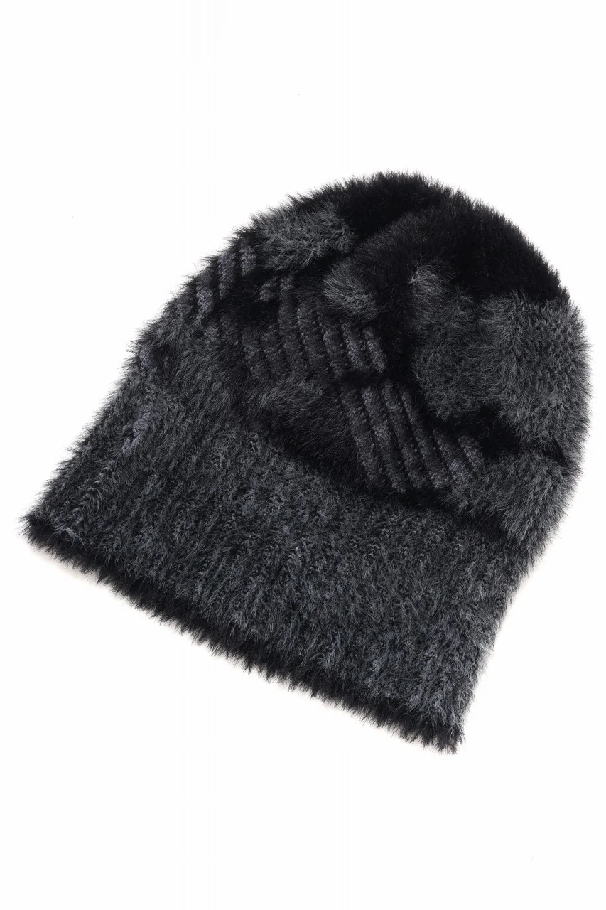 Feng Chen Wang LANDSCAPE PAINTING JACQUARD BEANIE (BLACK/GREY) - Image 17