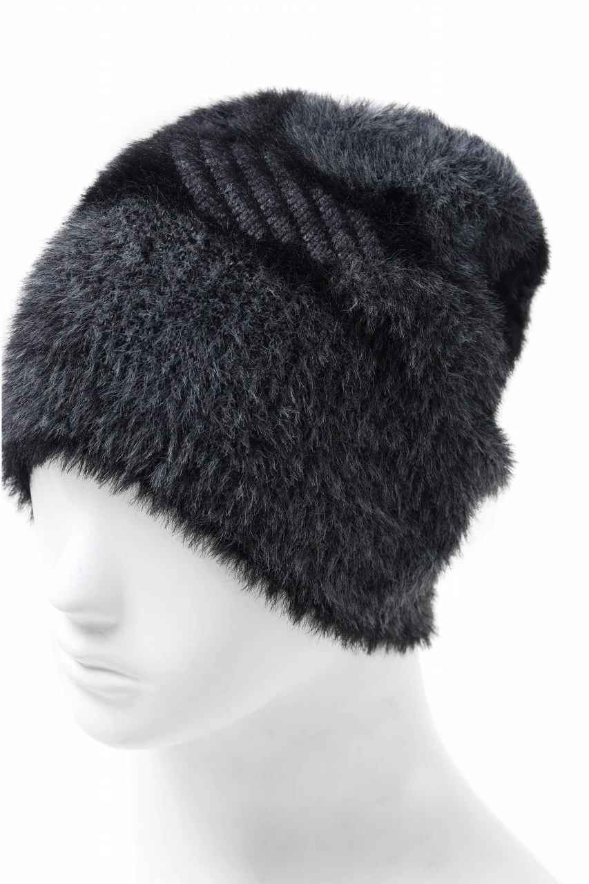 Feng Chen Wang LANDSCAPE PAINTING JACQUARD BEANIE (BLACK/GREY) - Image 4
