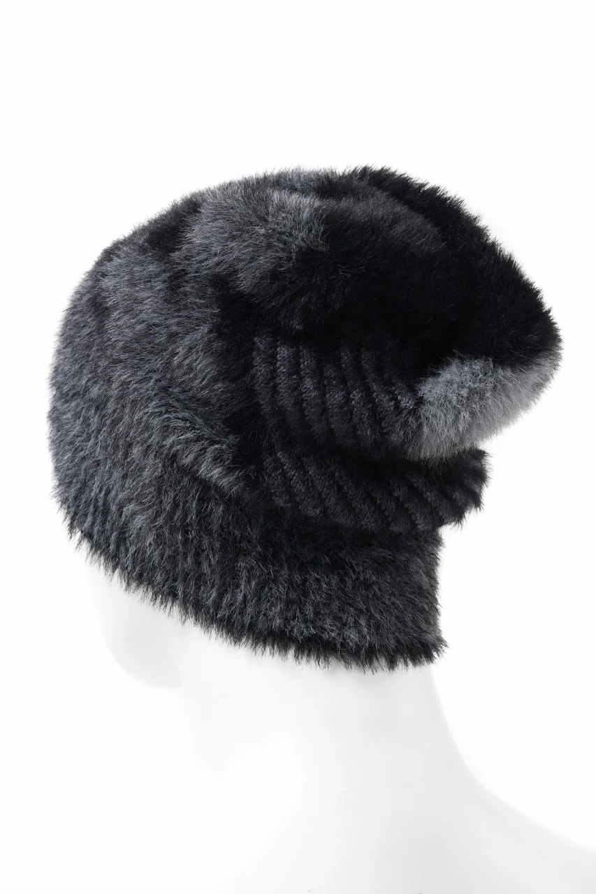 Feng Chen Wang LANDSCAPE PAINTING JACQUARD BEANIE (BLACK/GREY) - Image 7