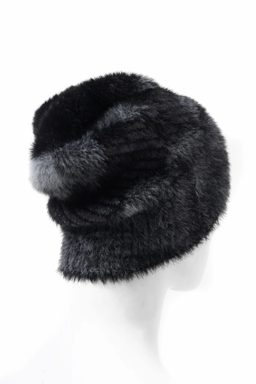 Feng Chen Wang LANDSCAPE PAINTING JACQUARD BEANIE (BLACK/GREY) - Image 9