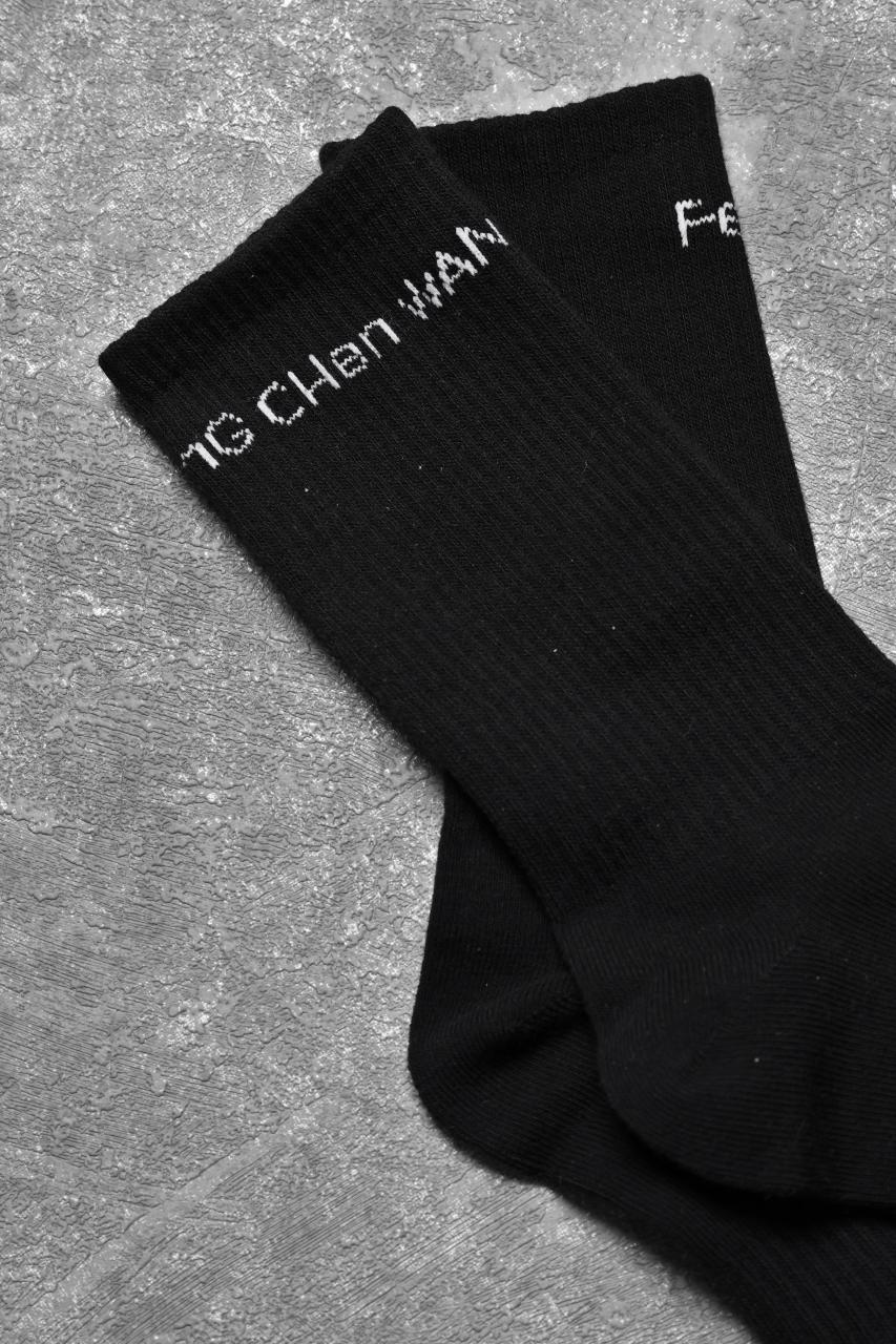 Feng Chen Wang LOGO SOCKS (BLACK) - Image 5