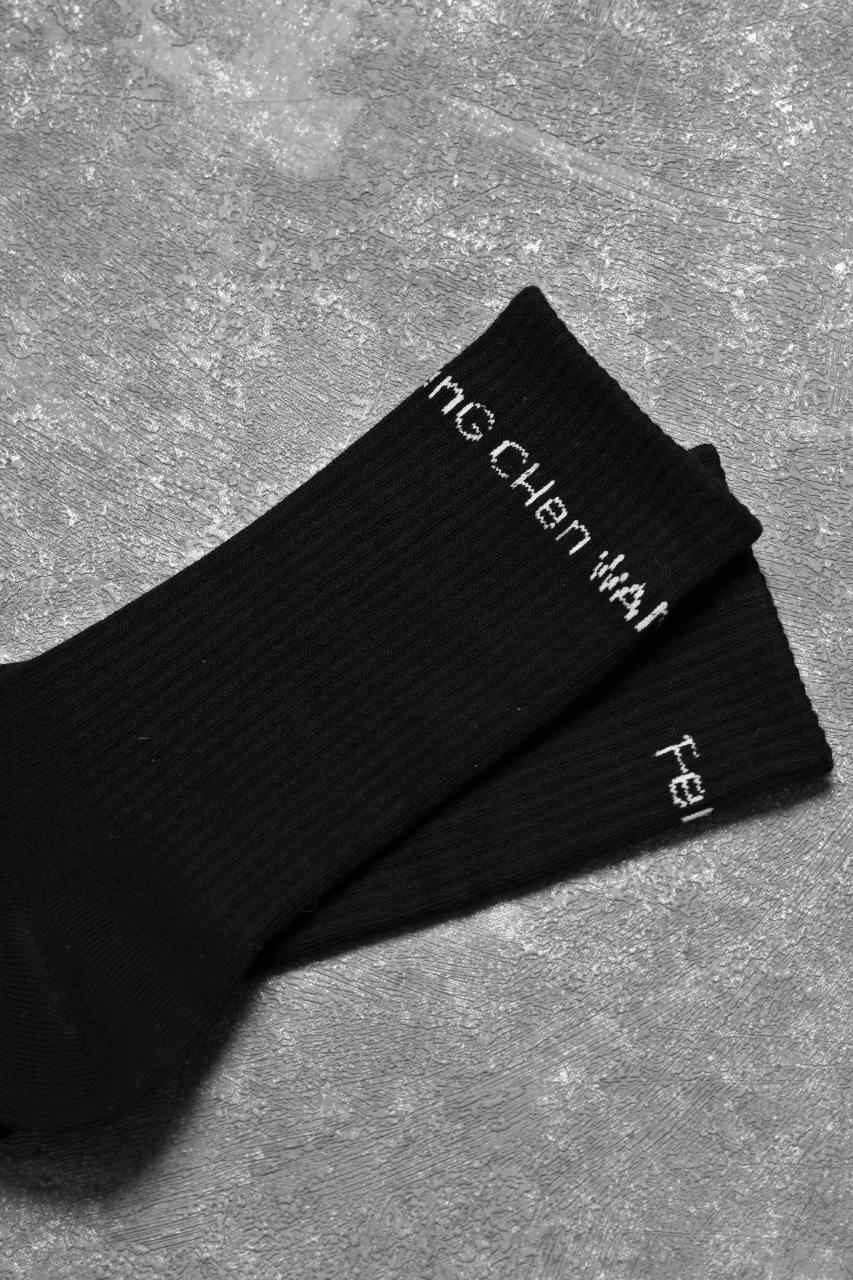 Feng Chen Wang LOGO SOCKS (BLACK) - Image 7