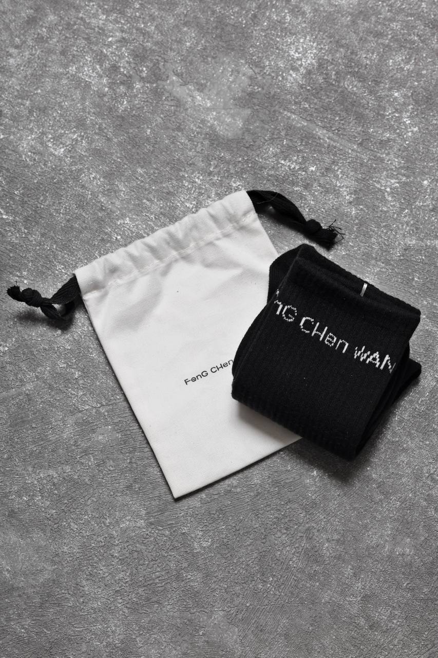 Feng Chen Wang LOGO SOCKS (BLACK) - Image 8