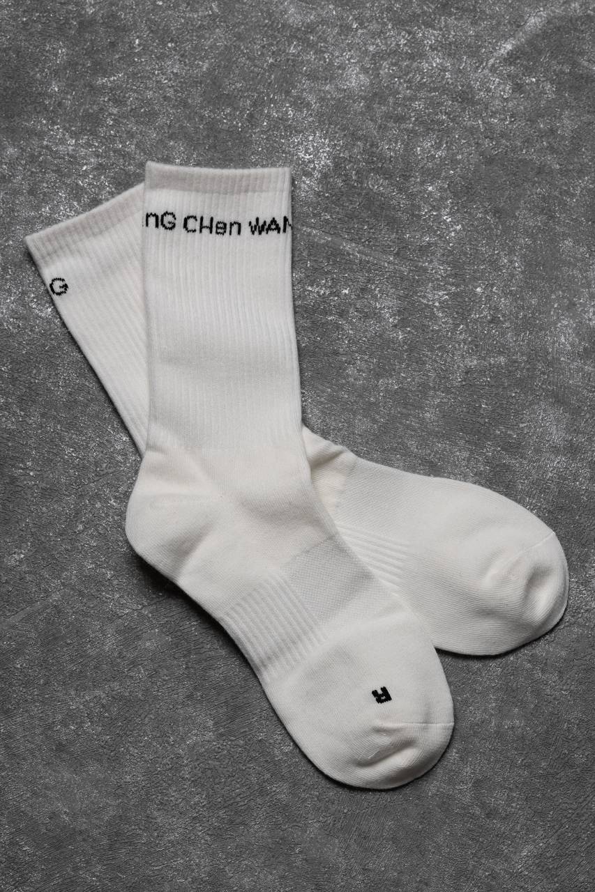 Feng Chen Wang LOGO SOCKS (WHITE) - Image 3
