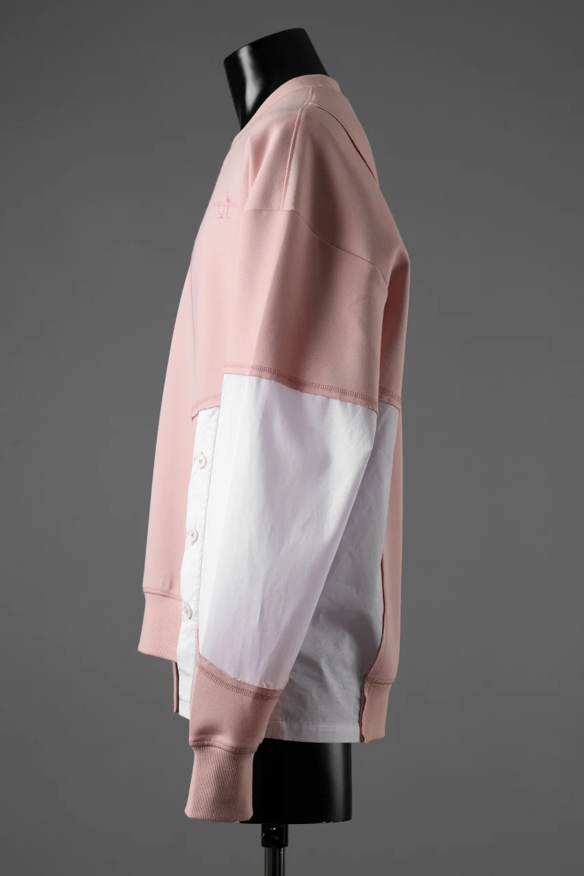 Feng Chen Wang MULTIPLE PANELLED SWEATER (PINK) - Image 16