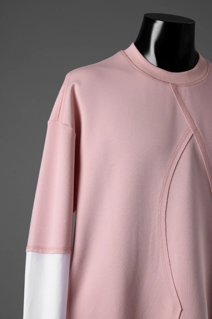 Feng Chen Wang MULTIPLE PANELLED SWEATER (PINK) - Image 21