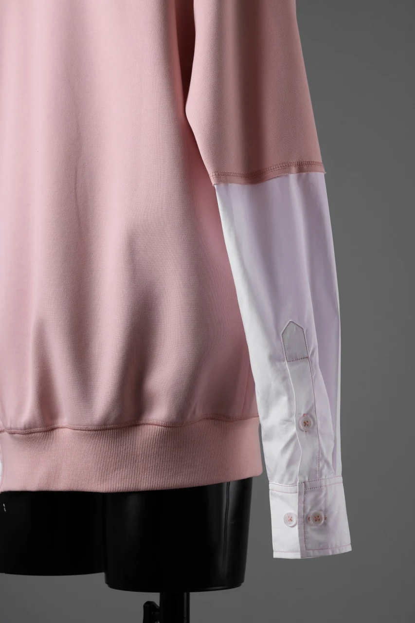 Feng Chen Wang MULTIPLE PANELLED SWEATER (PINK) - Image 24