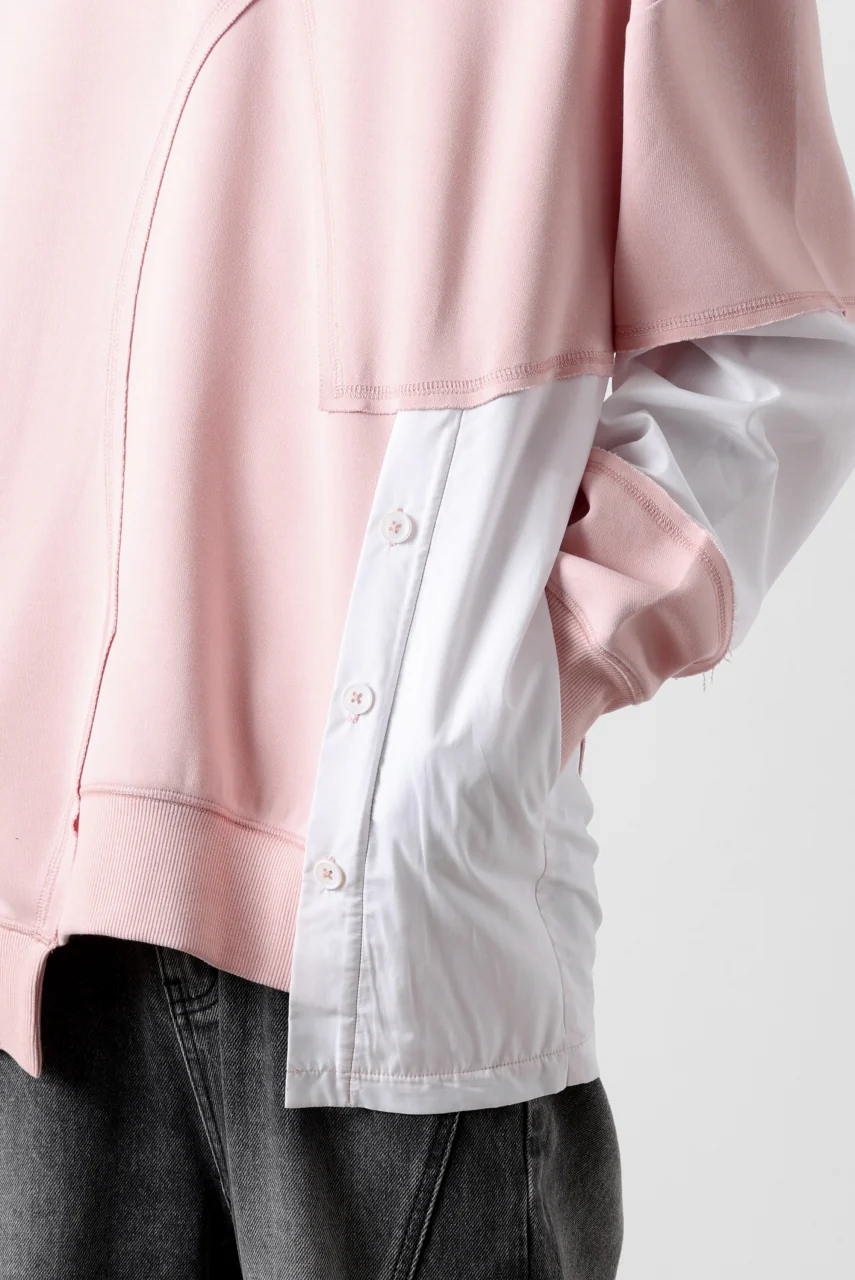 Feng Chen Wang MULTIPLE PANELLED SWEATER (PINK) - Image 28
